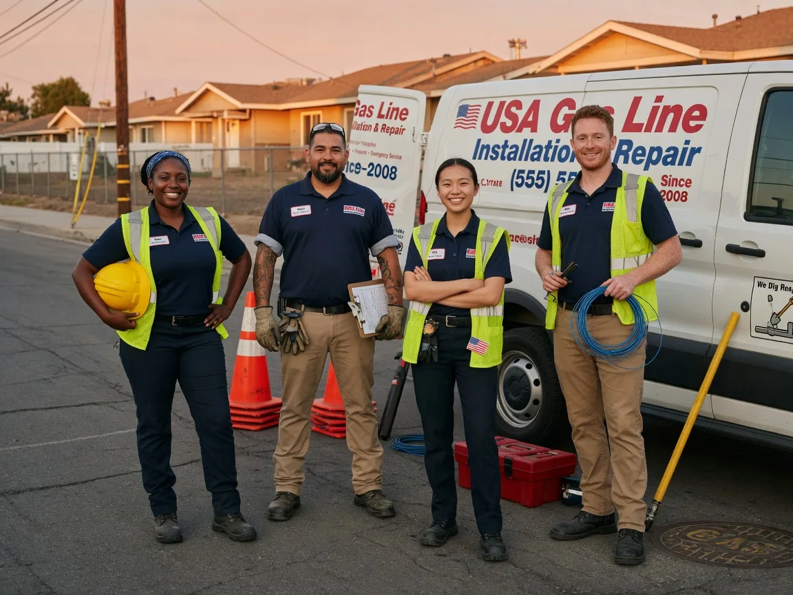 Gas Line Installation company in Dawson, TX